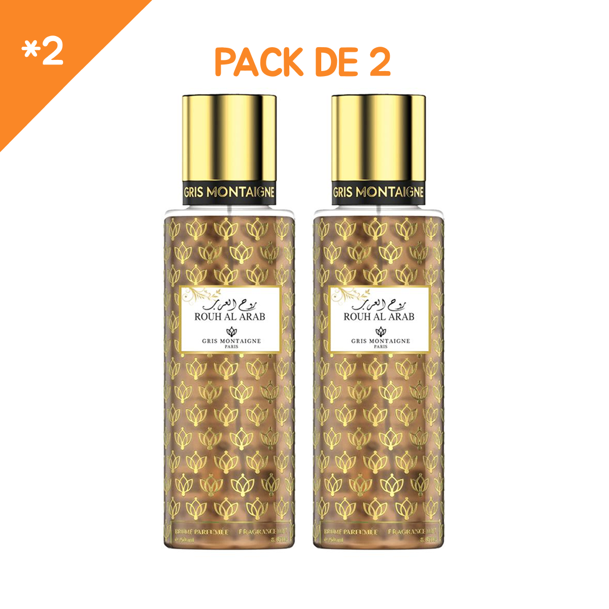 * 2 Gris Montaigne - Rouh Al Arab - Körperspray
