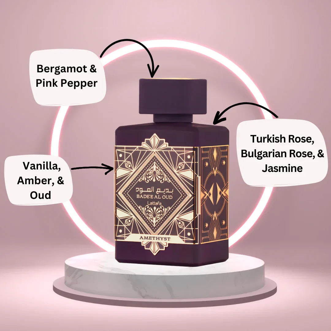 Lattafa - Bade'e Al Oud Amethyste - Eau de Parfum de Dubai Unisex