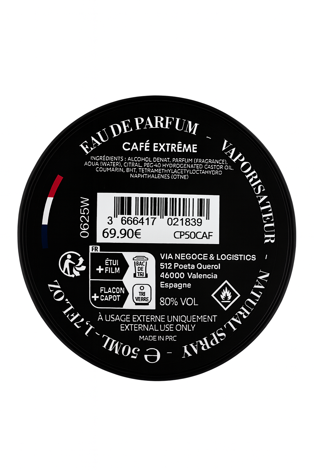 Collection Privée - Cafe Extreme - Eau de Parfum Unisex