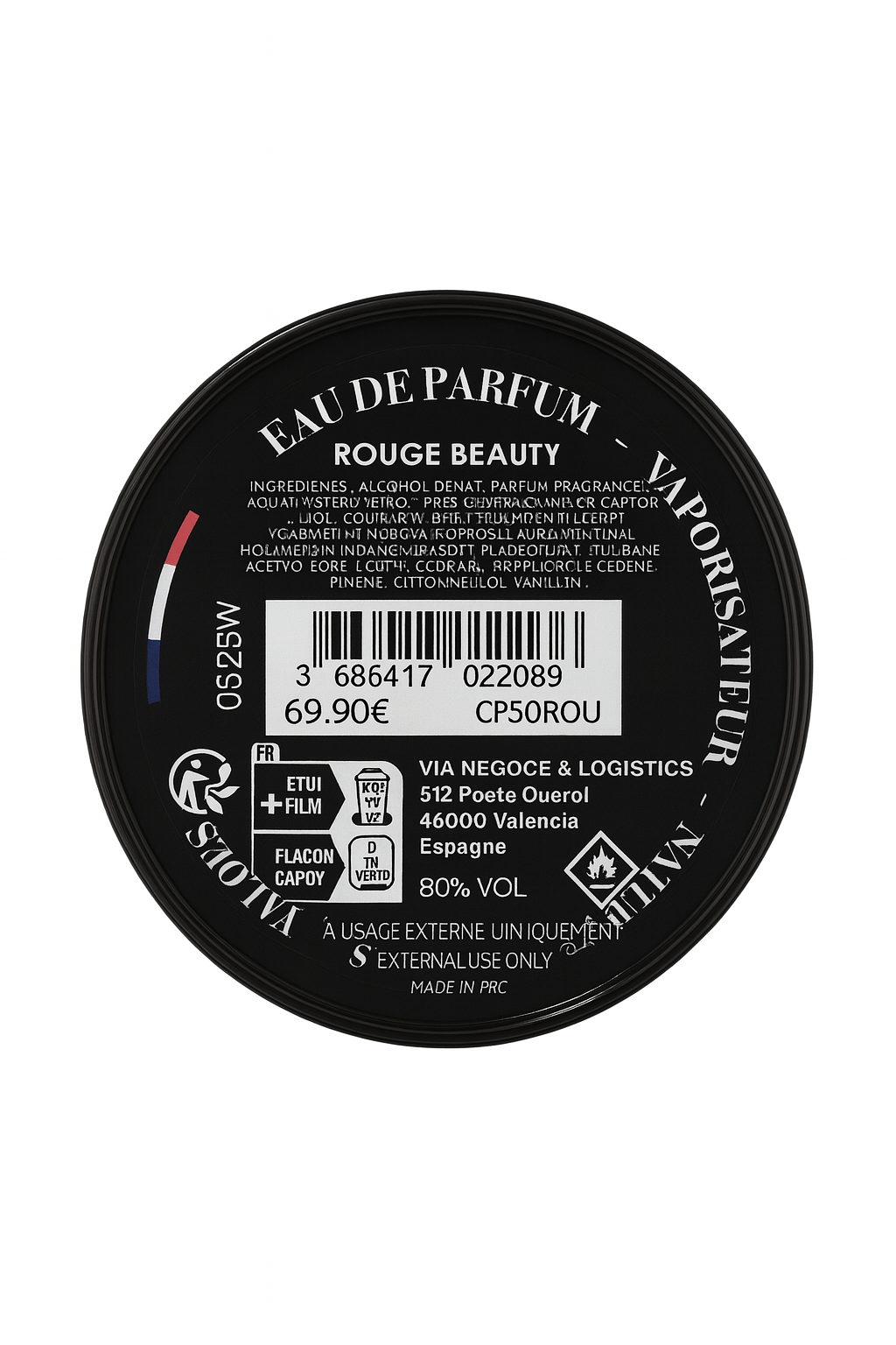 Collection Privée - Rouge Beauty - Eau de Parfum Unisex