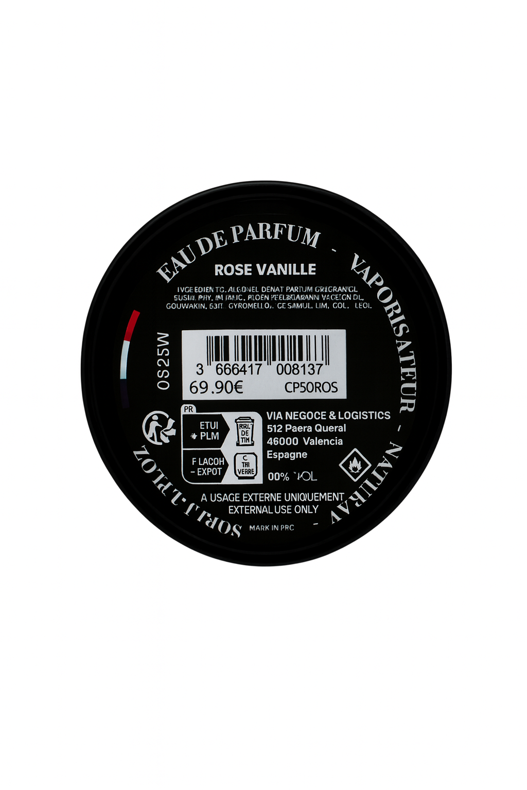 Collection Privée - Rose Vanille - Eau de Parfum Unisex