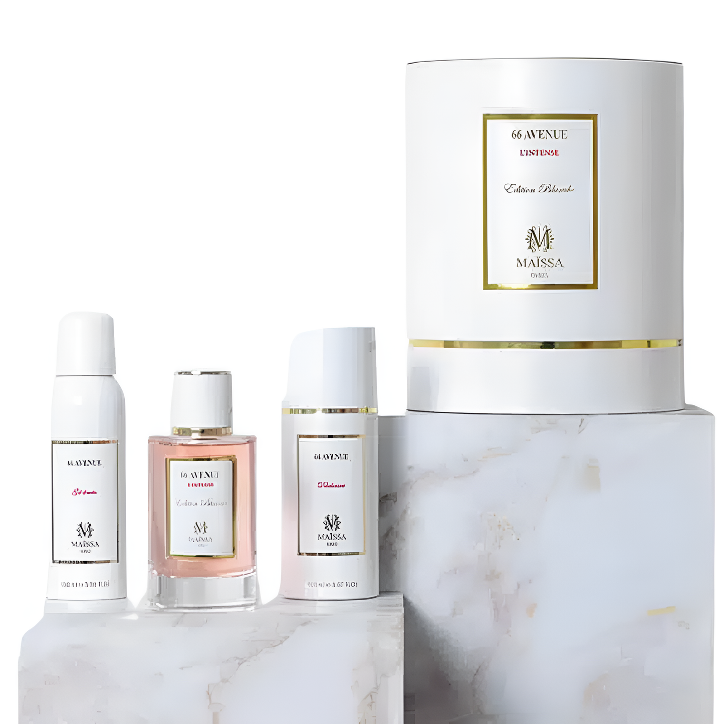 Maïssa - Geschenkset 66 AVENUE - Eau de Parfum 100ml + Deodorant 150ml + Duschgel 100ml