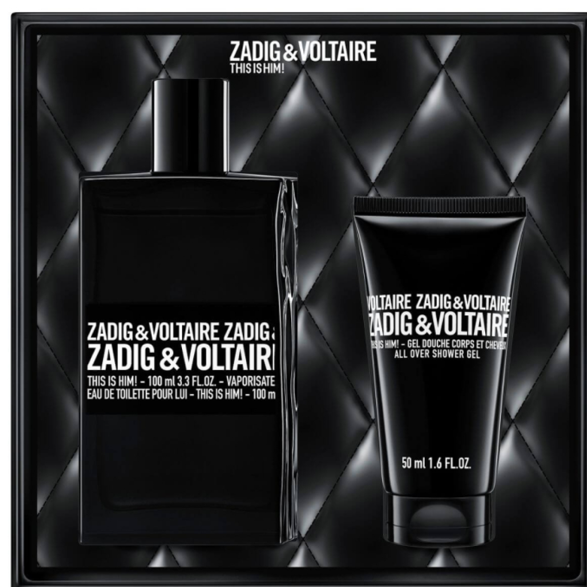 Eau de Toilette 50 ml + Duschgel 50 ml Zadig & Voltaire - This Is Him! - Geschenkset für Herren Eau de Toilette 50 ml + Duschgel 50 ml