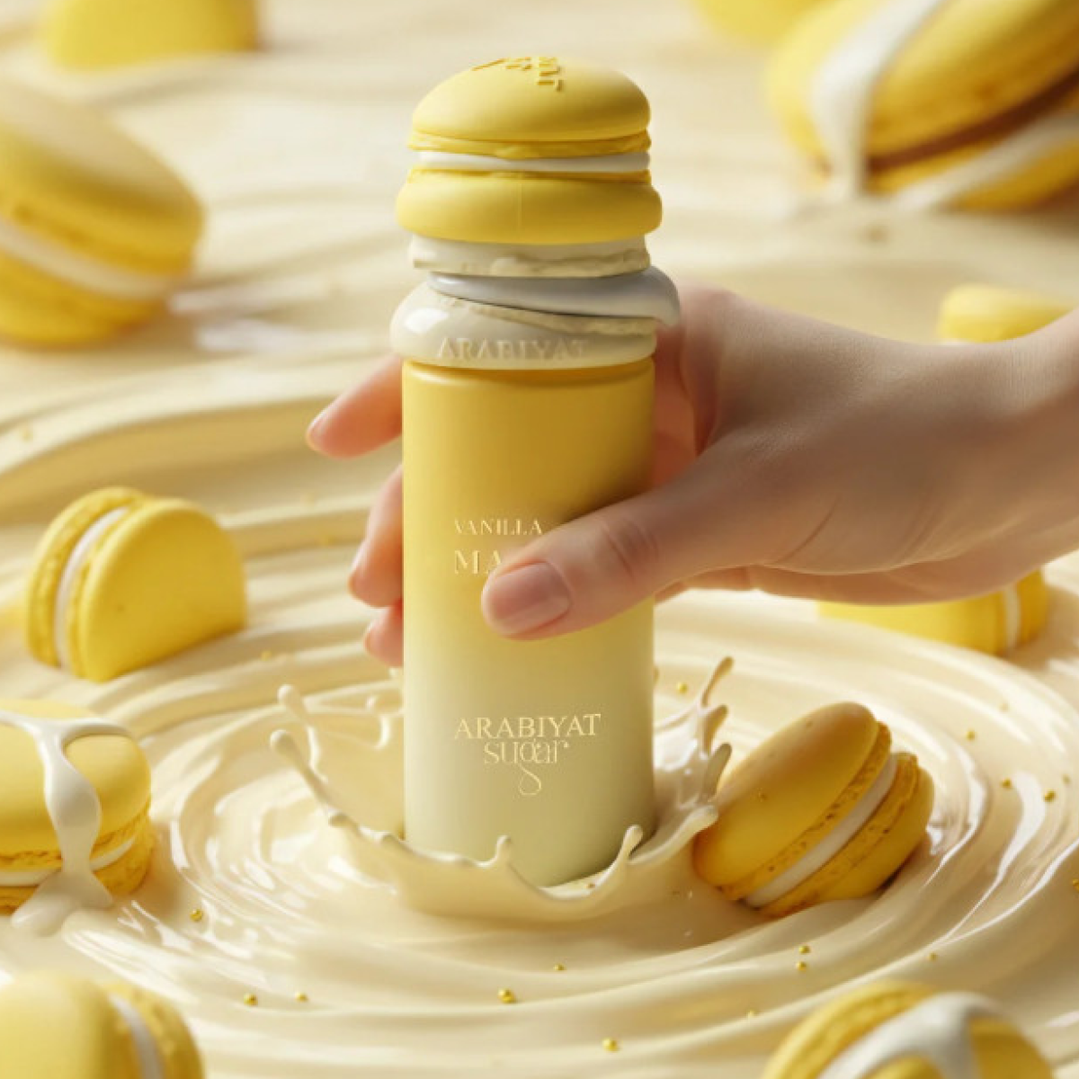 100 ml Arabiyat Sugar - Vanilla Cream Macaron - Eau de Parfum Unisexe