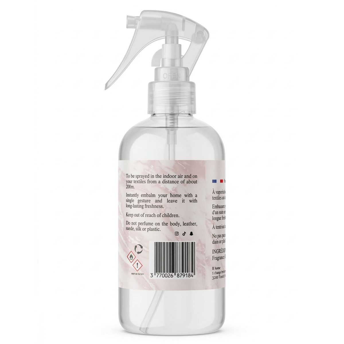 250ml Bhome - Musc Blanc - Parfum D’intérieur Maison