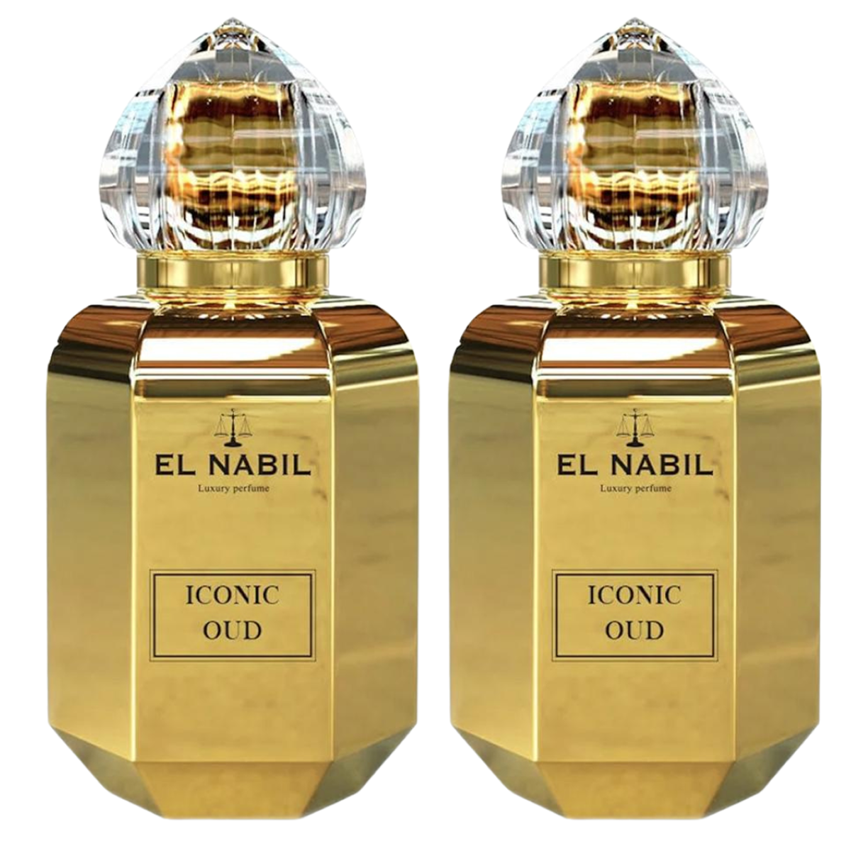 2 * 65ml el Nabil - Iconic Oud - Eau de Parfum Mixte