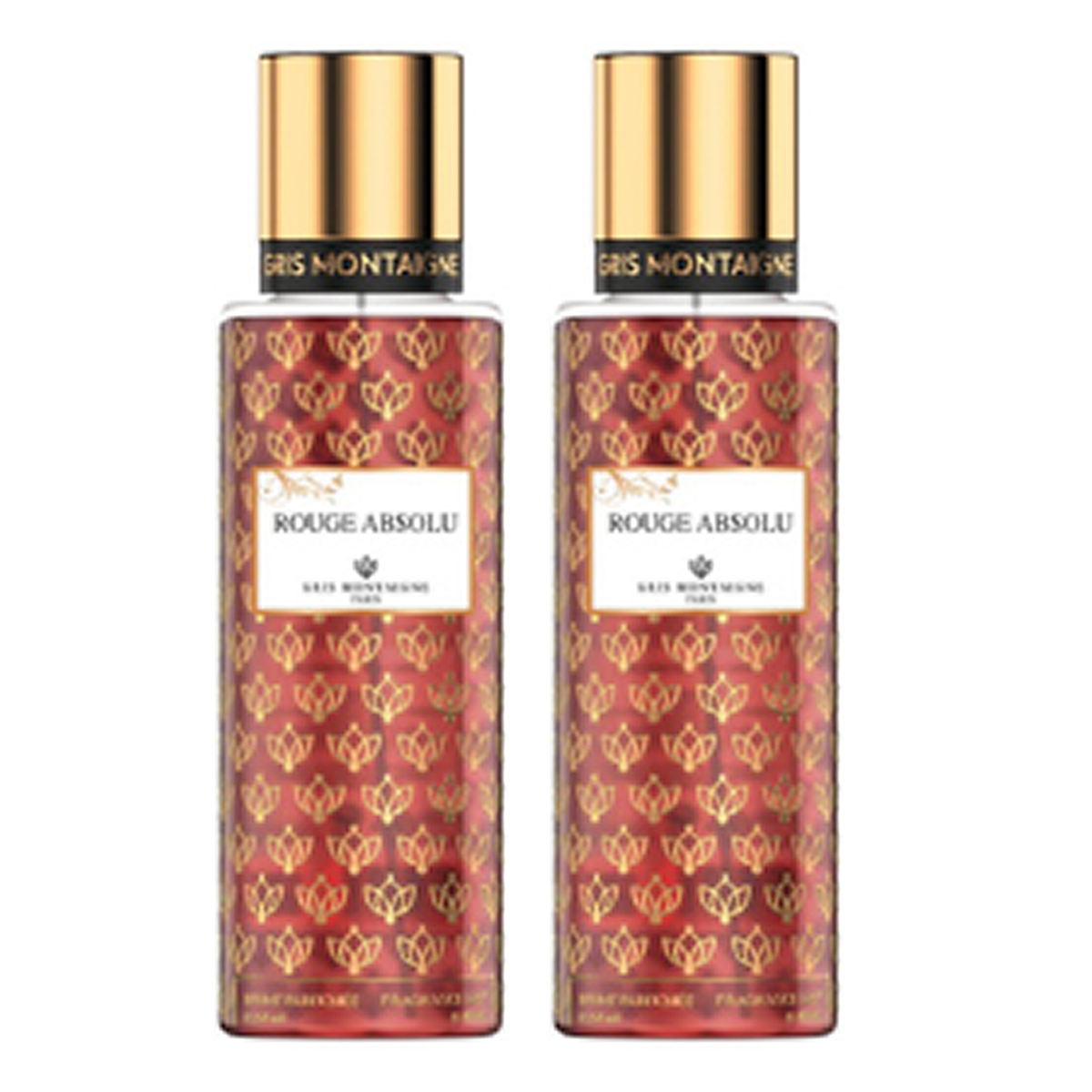 2 * 250ml Gris Montaigne - Rouge Absolu - Fragrance Brume