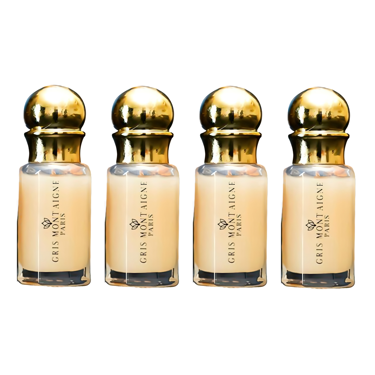 4*12ml Gris Montaigne - Musc Tahara Bellaya - Parfum Konzentrat