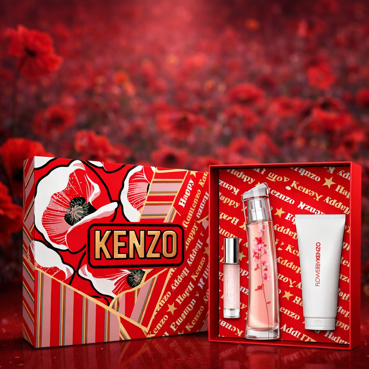 Kenzo - Geschenkset Ikebana EDP 75ml + Körperlotion 75ml + EDP 10ml