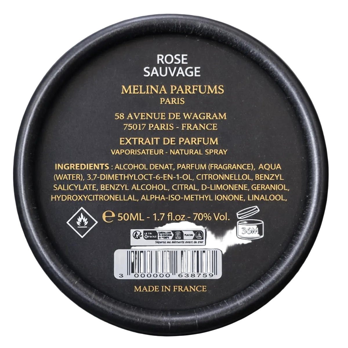 Melina Parfums - Rose Sauvage - Parfumextrakt für Damen