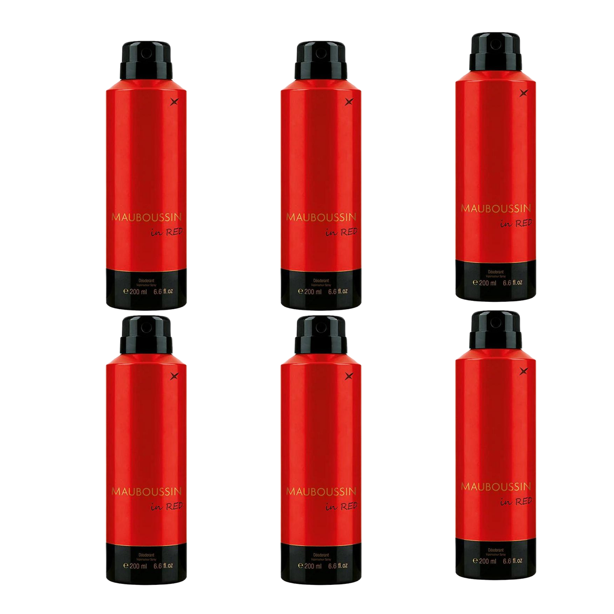 * 6 Mauboussin - In Red - Deodorant für Damen