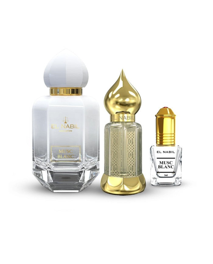 El Nabil - Weißer Moschus - Prestige Box 65ml + 12ml Parfum +5ml