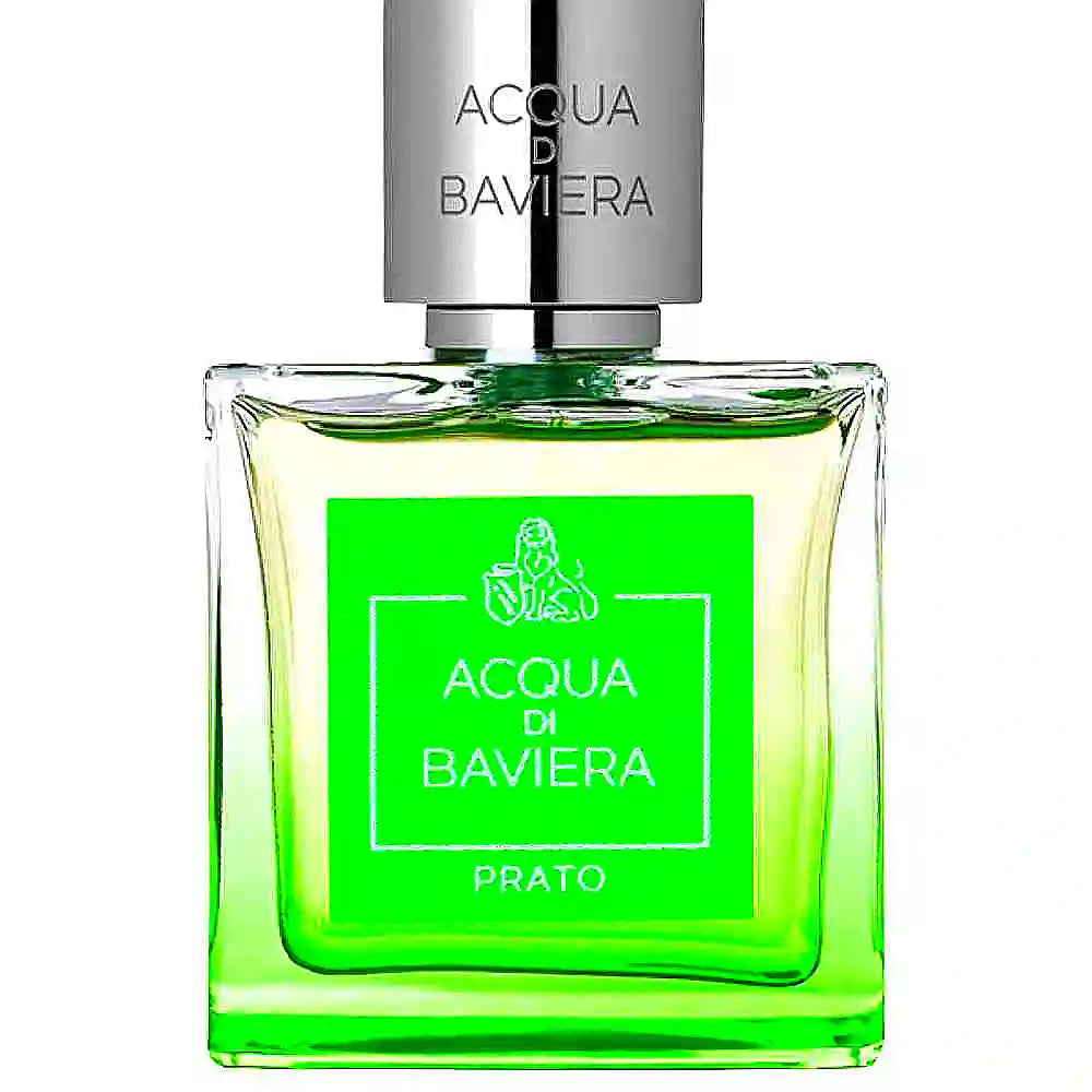 Flasche von Acqua Di Baviera - Prato - Eau de Toilette Mixte Duft mit schlankem Design und elegantem Etikett.