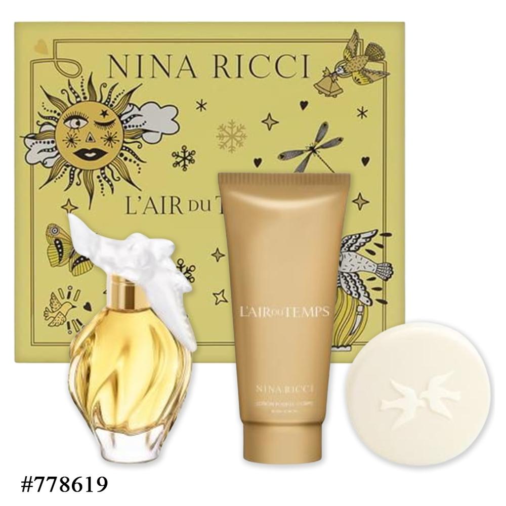 Nina Ricci - L'air Du Temps - Geschenkset EDT 100ml + Lotion 100ml + Seife 100g