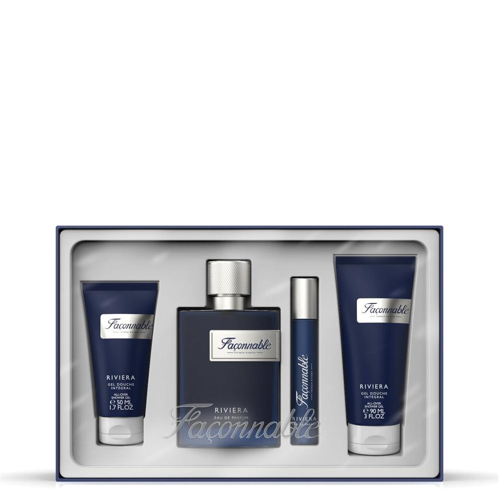 Façonnable Geschenkset Riviera 50ml+90ml+20ml+90ml