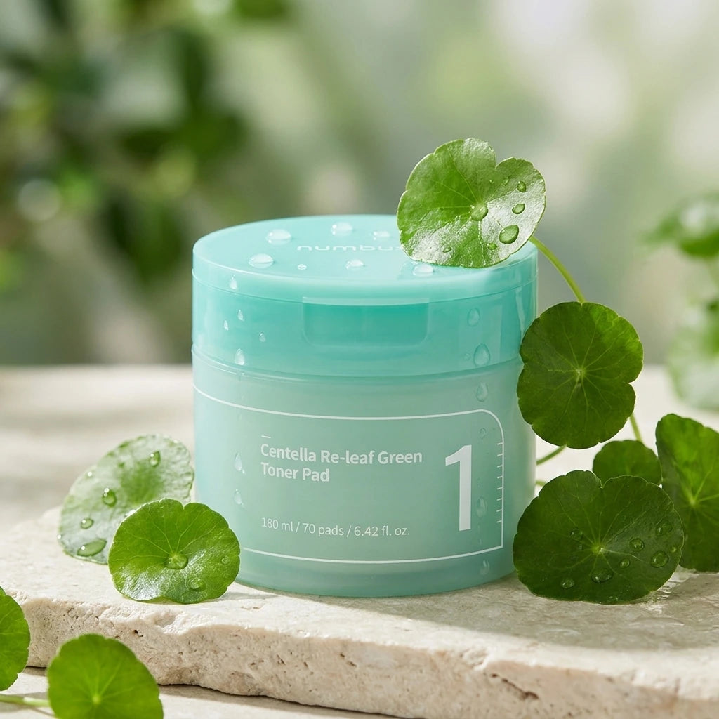 Numbuzin - No.1 Centella Re-leaf Gree Toner Pad
