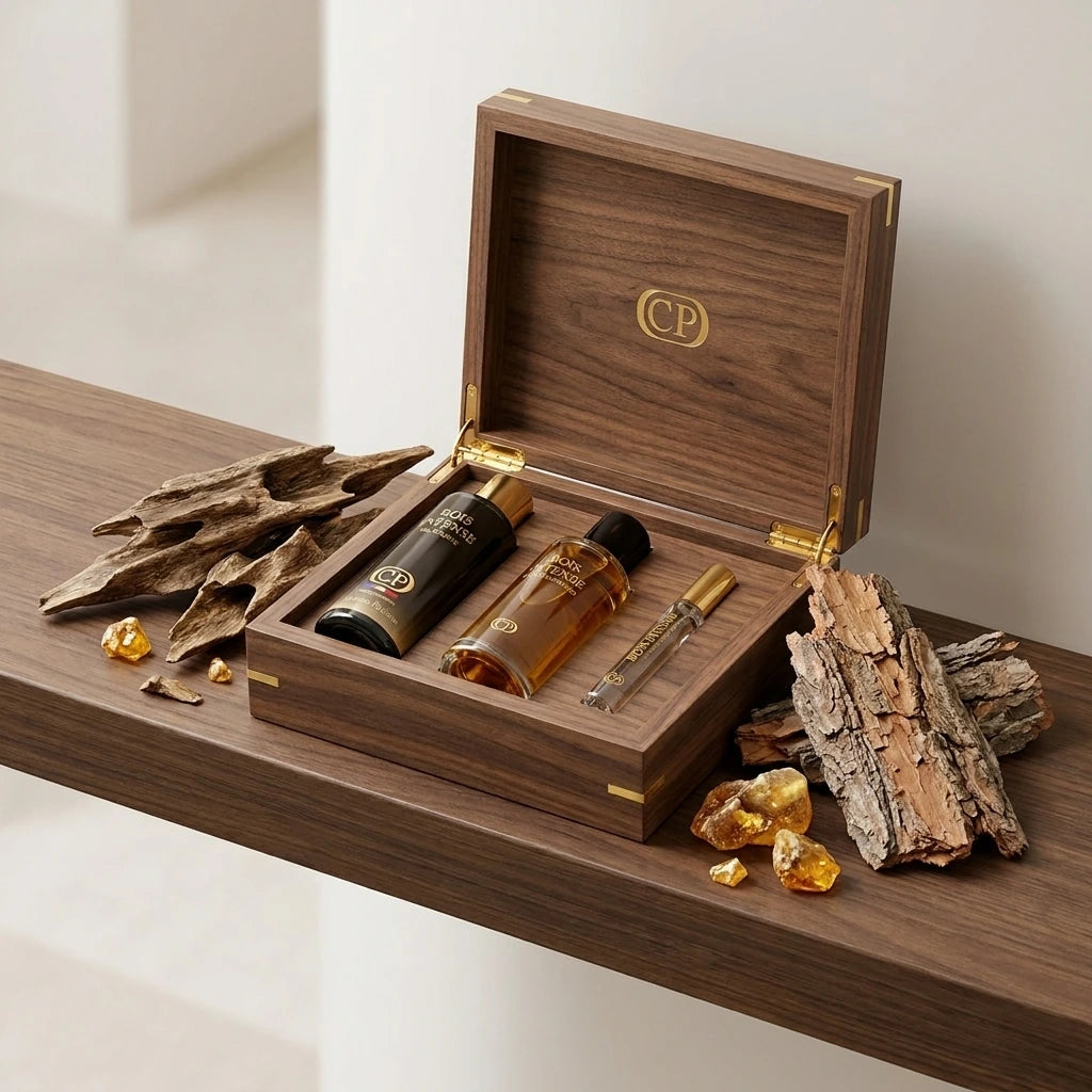 Collection Platinium - Geschenkset Bois Intense Parfumextrakt 100ml + Duschgel 250ml + Extrait 10ml