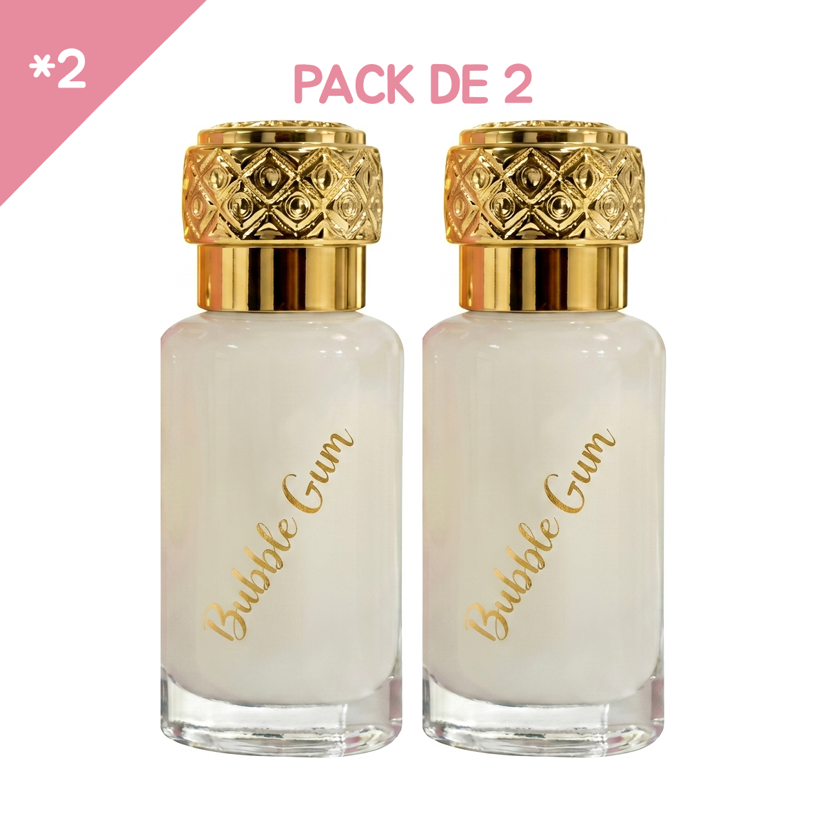 12ml * 8 Dubaï Flower - Musc Tahara Bubble Gum - Concentré de Parfum Mixte