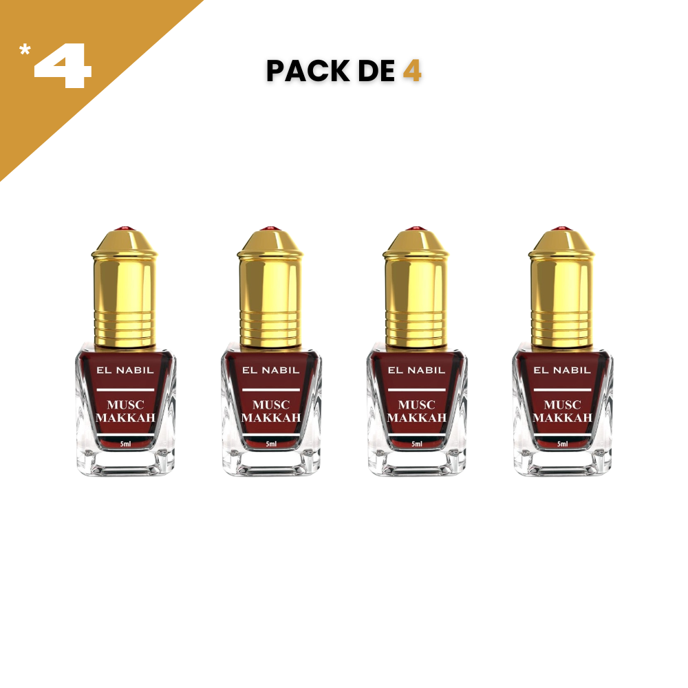 el Nabil - Musc Makkah - Konzentriertes Parfum ohne Alkohol 12*5ml