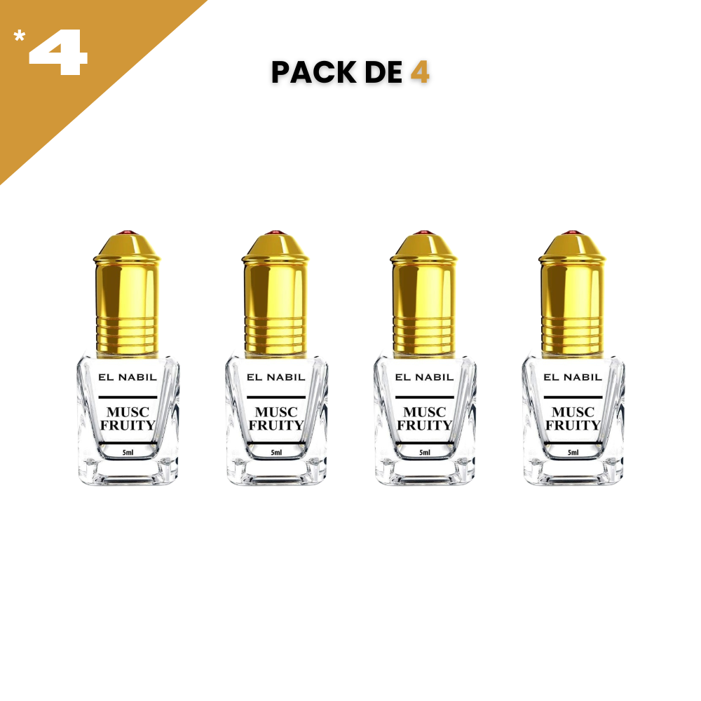el Nabil - Musc Fruity - Konzentriertes Parfum ohne Alkohol