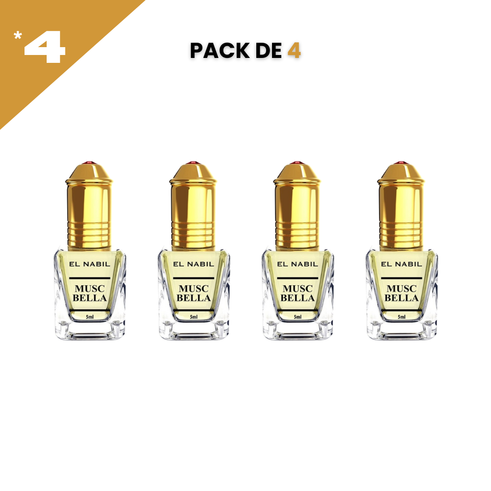 el Nabil - Musc Coco - Konzentriertes Parfum ohne Alkohol 12*5ml