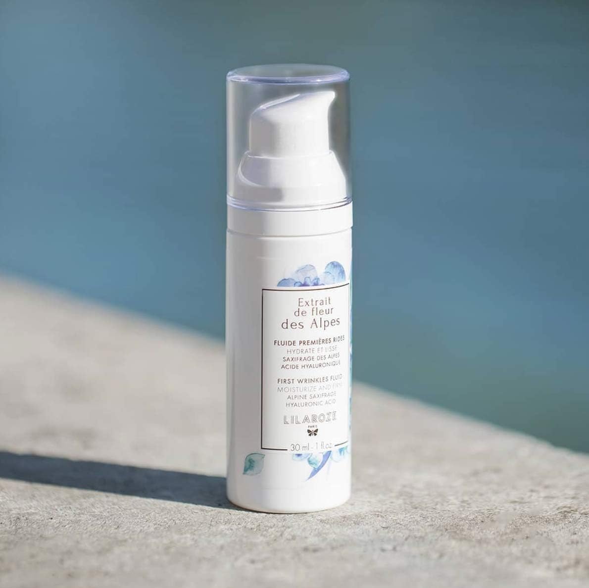 Lilaroze Paris - Fluide Première Rides Extrait de Fleur Des Alpes Feuchtigkeitsspendend und glättend Hyaluronsäure