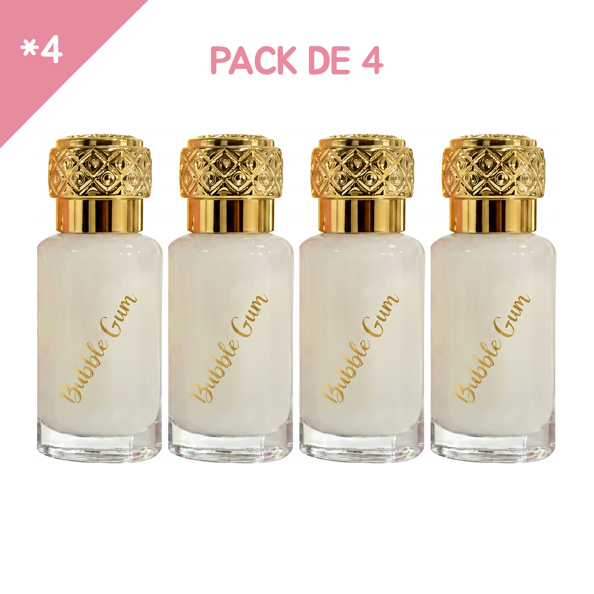 12ml * 8 Dubaï Flower - Musc Tahara Bubble Gum - Concentré de Parfum Mixte