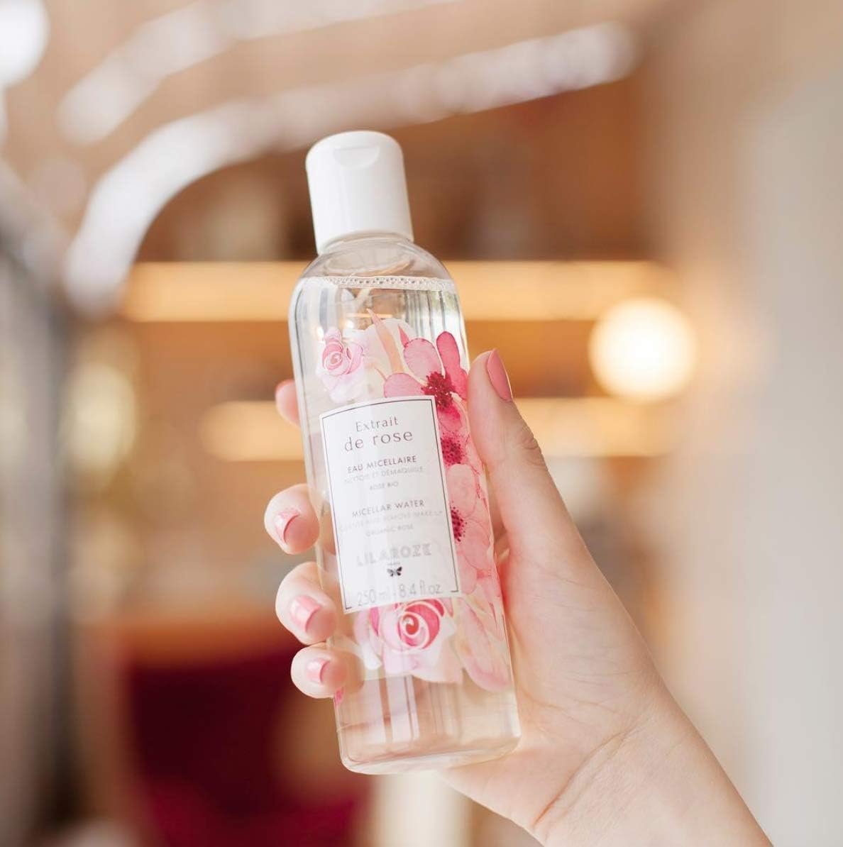 Lilaroze Paris - Eau Micellaire Extrait de Rose Reinigt und entfernt Make-up Bio