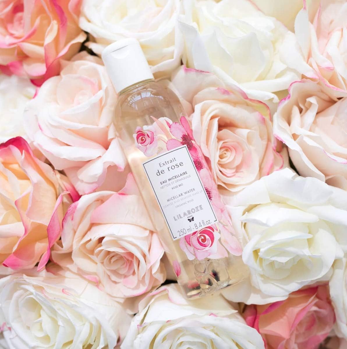 Lilaroze Paris - Eau Micellaire Extrait de Rose Reinigt und entfernt Make-up Bio