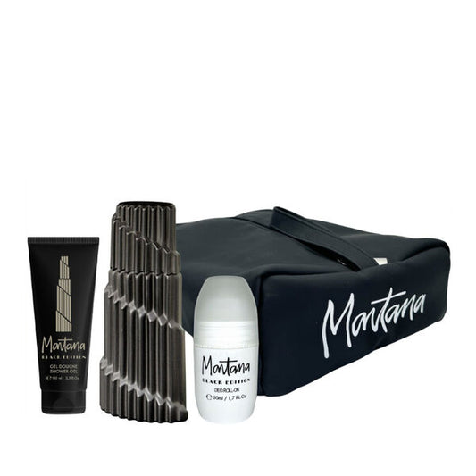 Montana - Black Edition - EDP 125ml + Deo 50ml + Duschgel 100ml