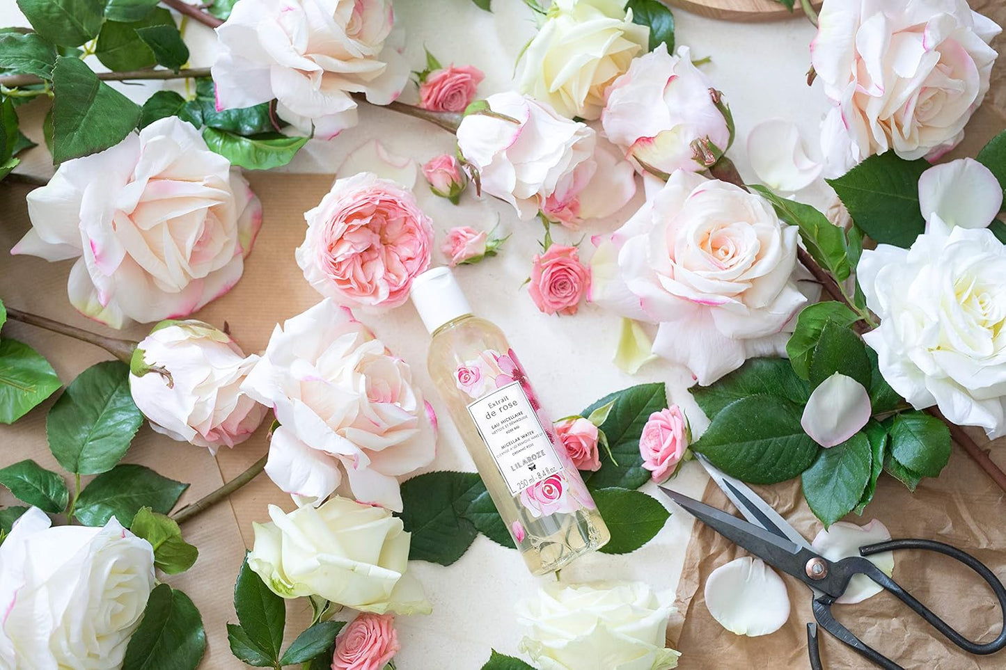 Lilaroze Paris - Eau Micellaire Extrait de Rose Reinigt und entfernt Make-up Bio