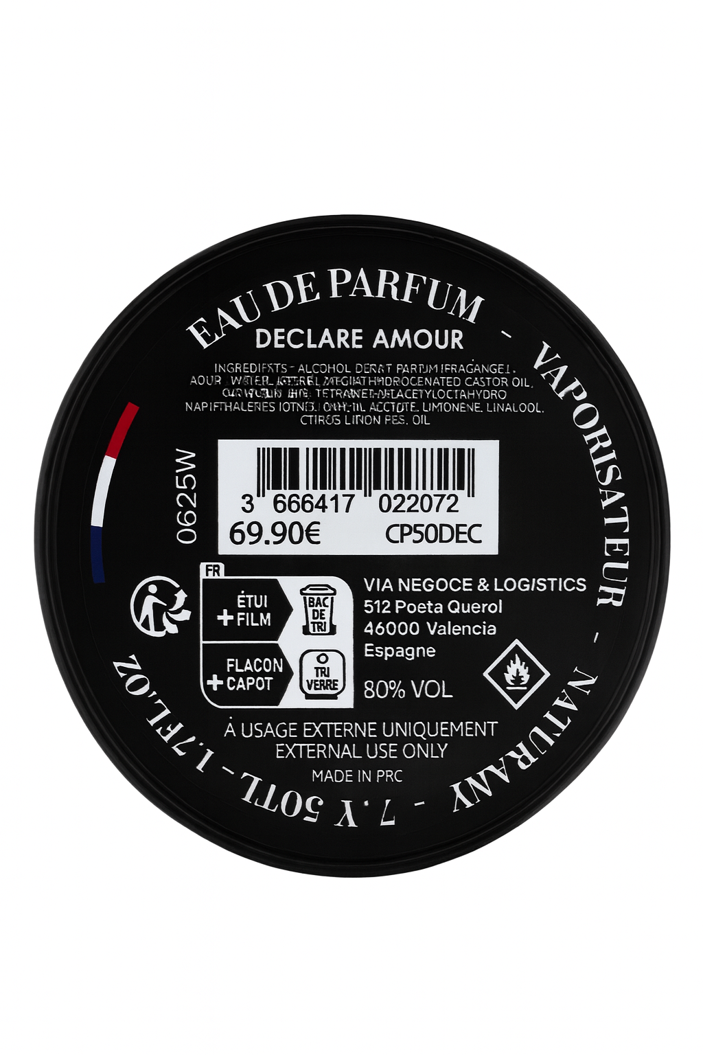 Collection Privée - Declare Amour - Eau de Parfum Unisex
