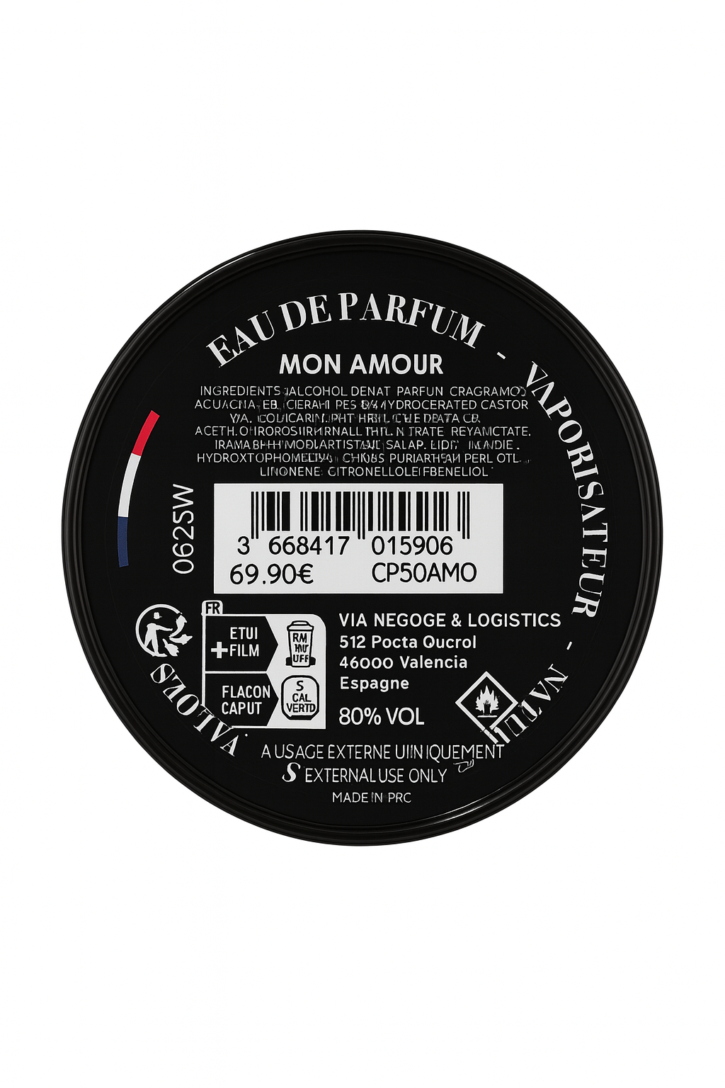 Collection Privée - Mon Amour - Eau de Parfum Unisex