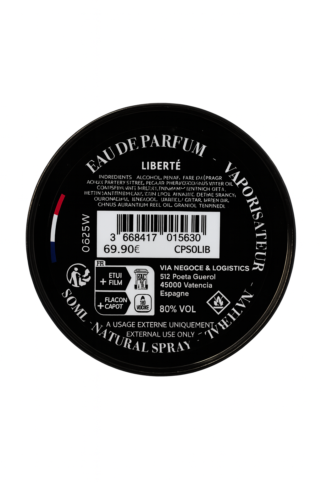 Collection Privée - Liberté - Extrait de Parfum Mixte