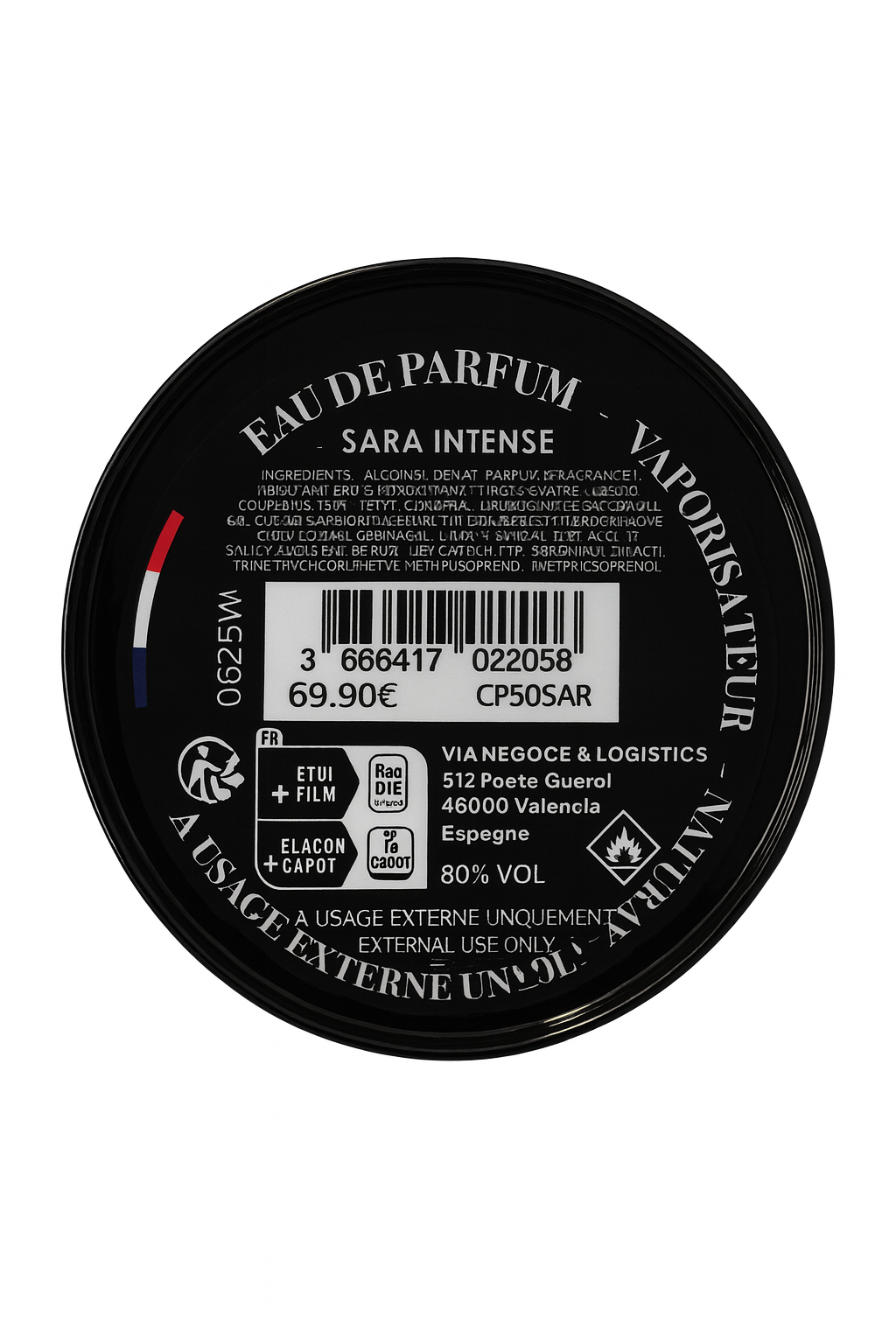 Collection Privée - Sara Intense - Eau de Parfum Unisex