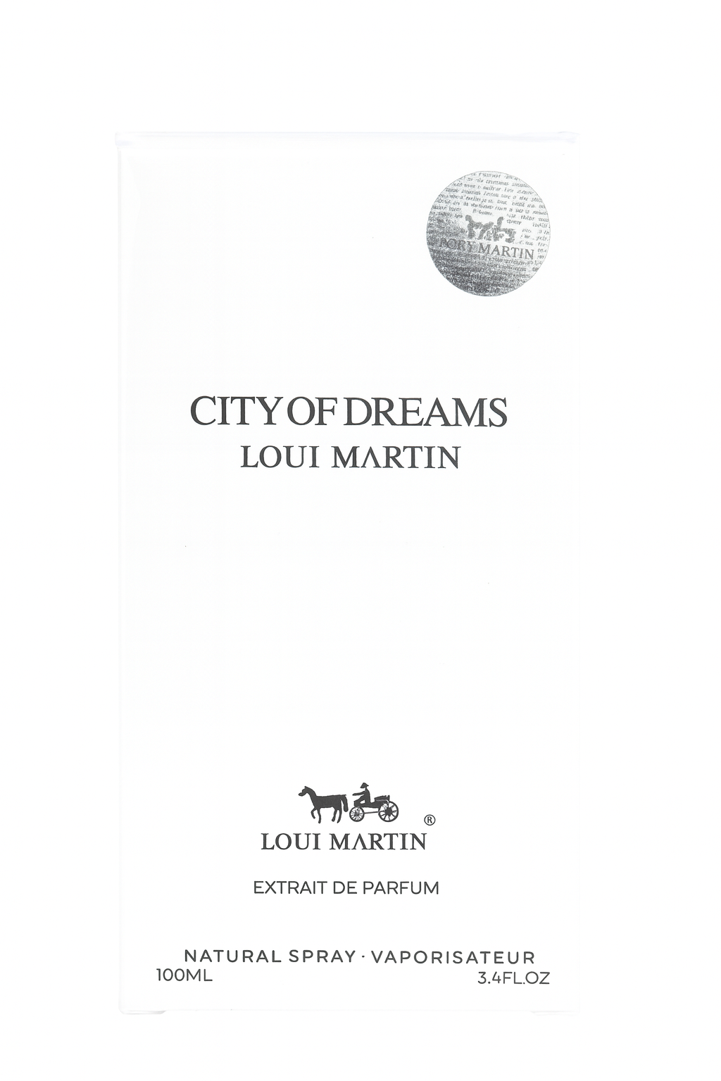 Loui Martin - City Of Dreams - Extrait de Parfum Mixte