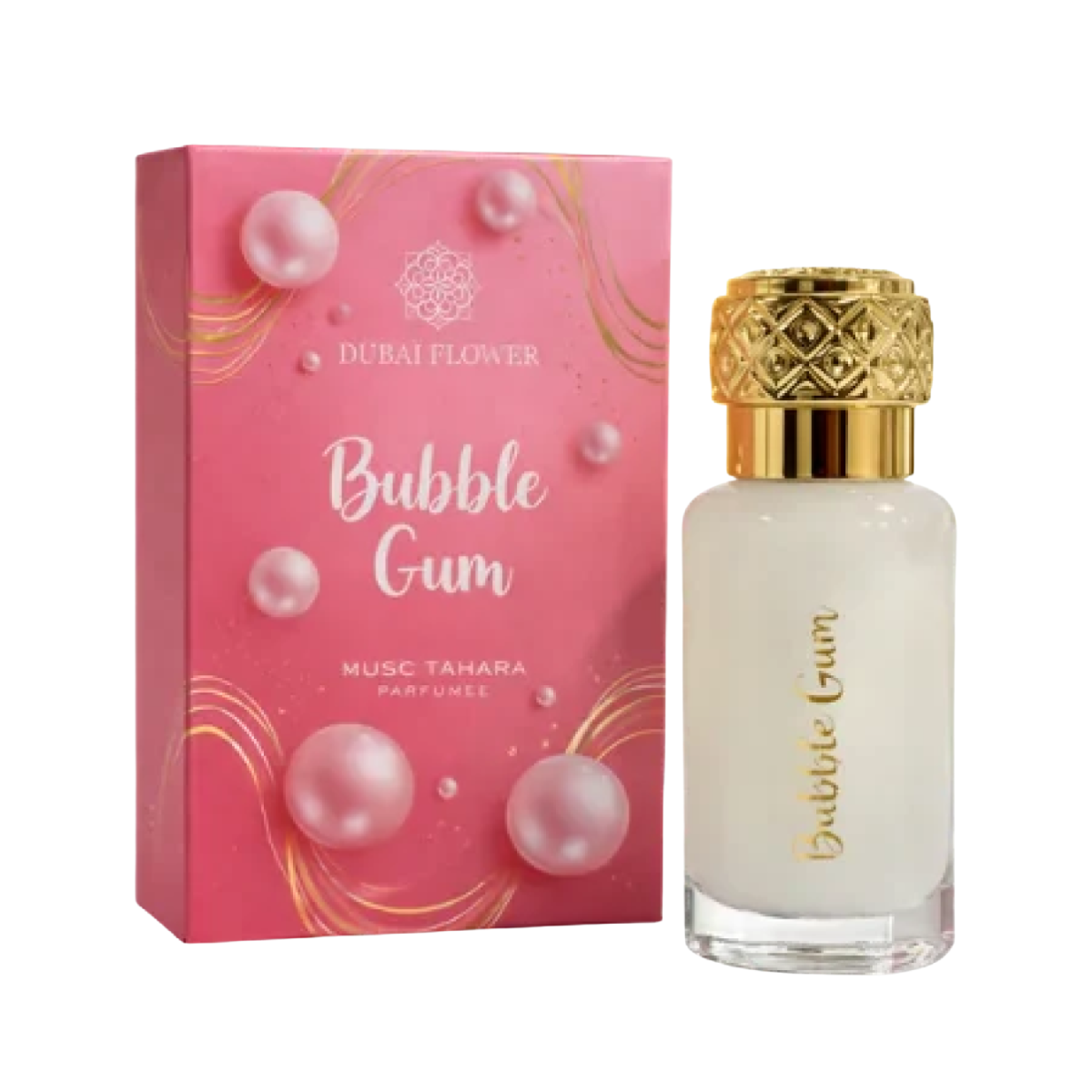 12ml * 2 Dubaï Flower - Musc Tahara Bubble Gum - Concentré de Parfum Mixte