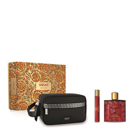 Versace - Geschenkset Flame für Herren EDP 100ml + EDP 10ml + Sac