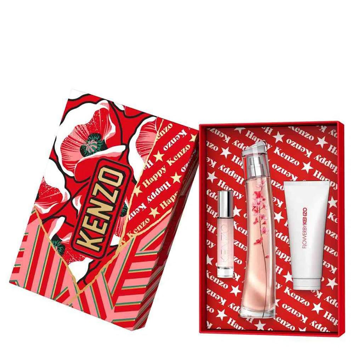 Kenzo - Geschenkset Ikebana EDP 75ml + Körperlotion 75ml + EDP 10ml