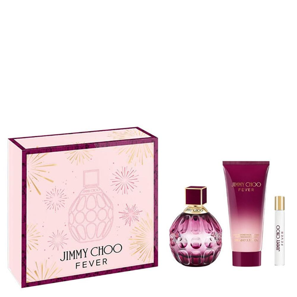 Jimmy Choo - Fever - Eau de Parfum 100ml + Mini 7.5ml + Körperlotion 100ml