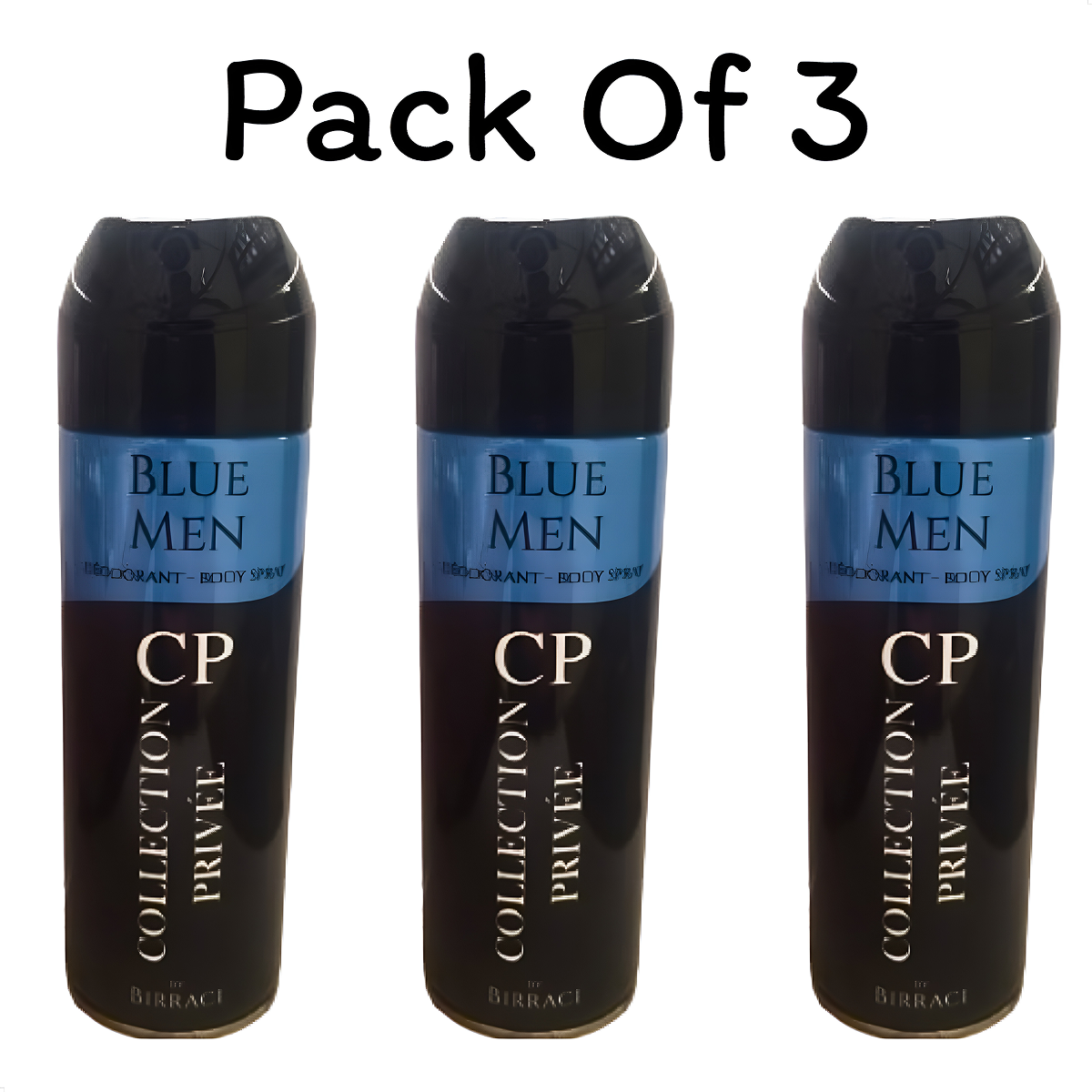 Collection Privée - Blue Men - Deodorant für Herren 3*200ml