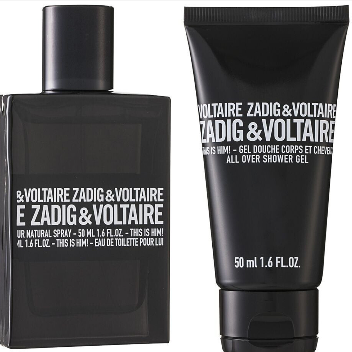 Eau de Toilette 50 ml + Duschgel 50 ml Zadig & Voltaire - This Is Him! - Geschenkset für Herren Eau de Toilette 50 ml + Duschgel 50 ml