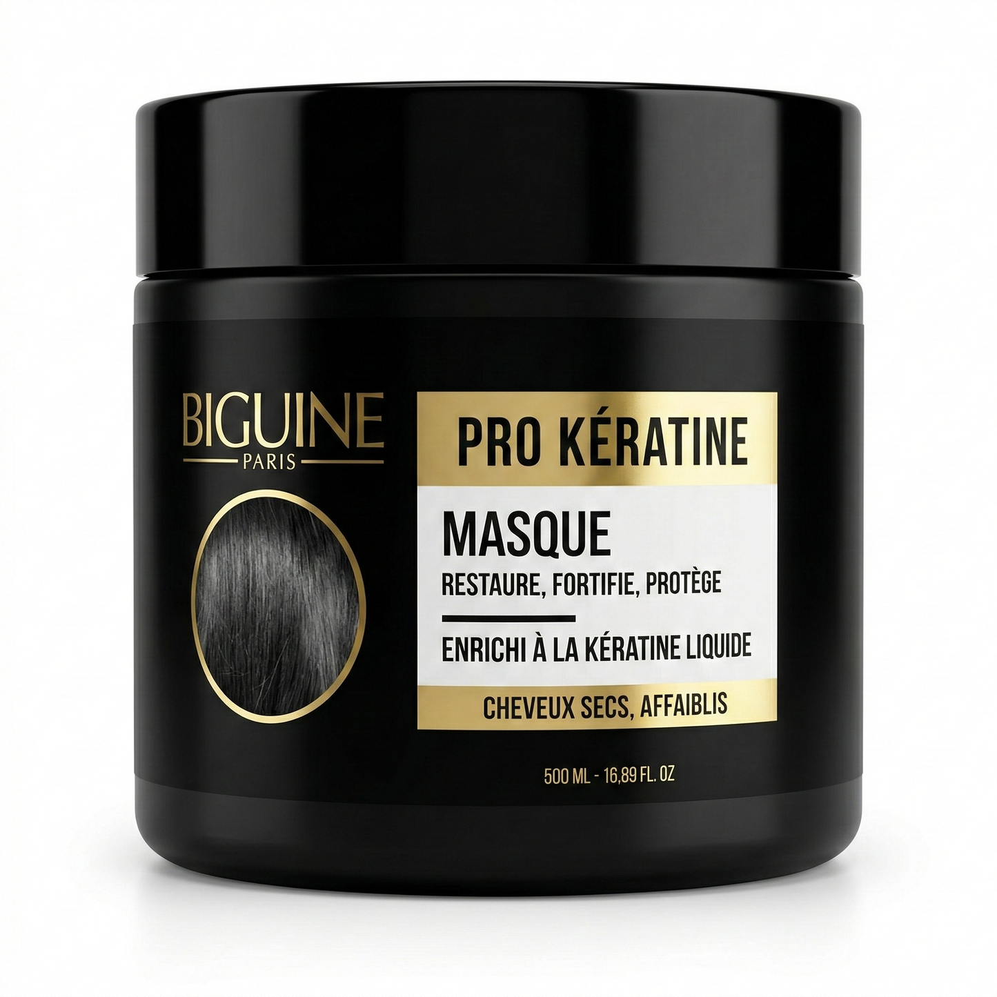 500ml Biguine Paris - Masque Pro Kératine Cheveux Secs Affaiblis
