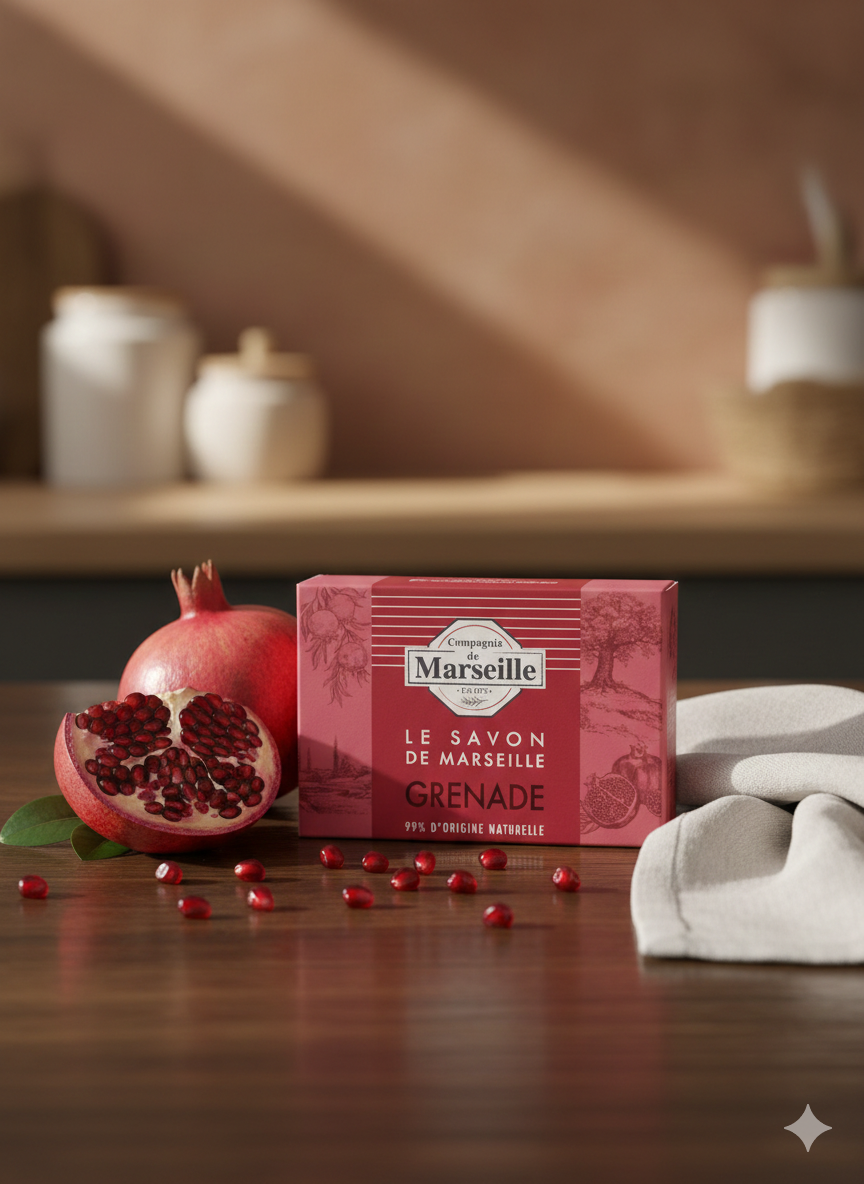 Compagnie de Marseille -  Grenade - Savon de Marseille 99% d'Origine Naturelle