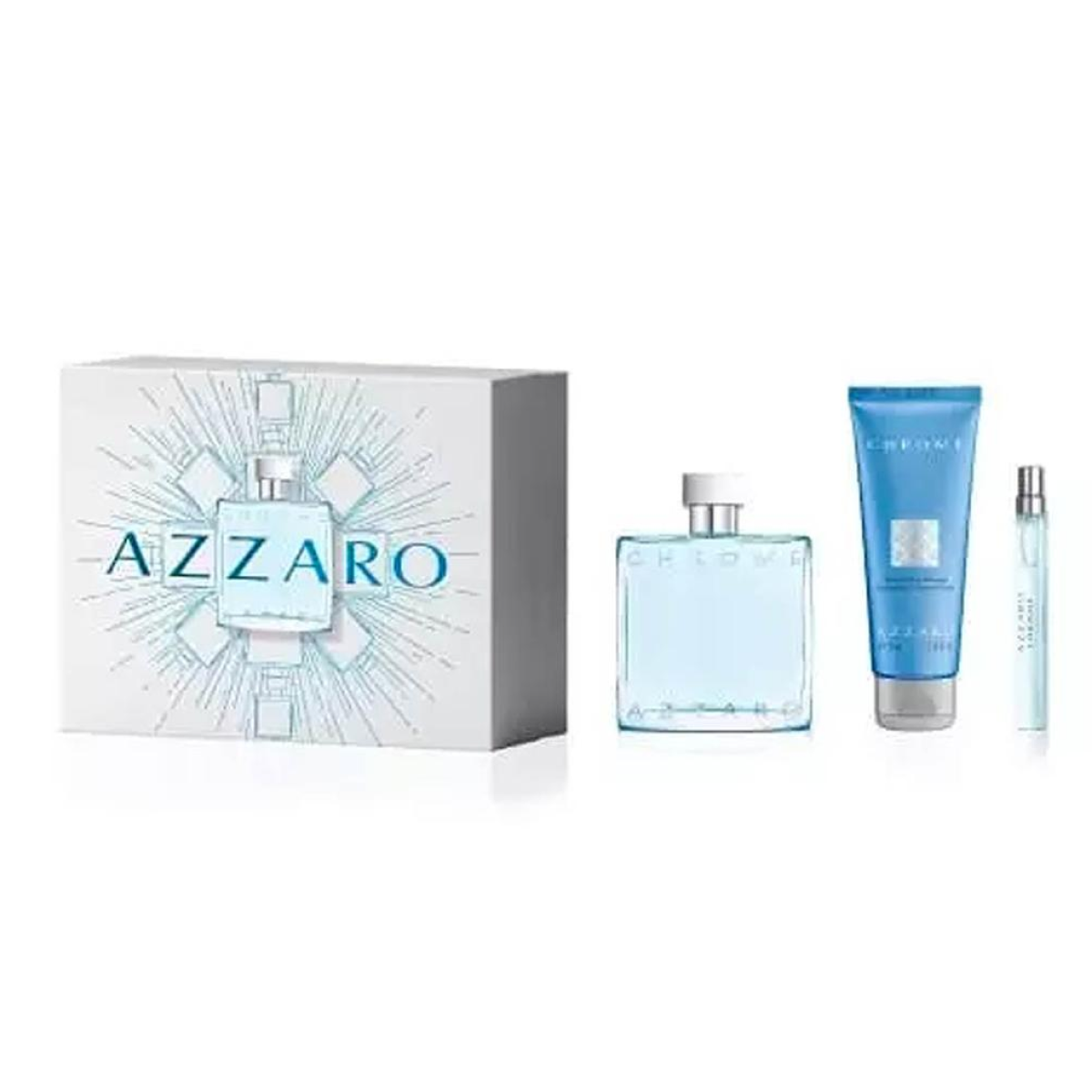 Azzaro - Chrome EDT 100ml +edt 10ml + Shampoo 75ml