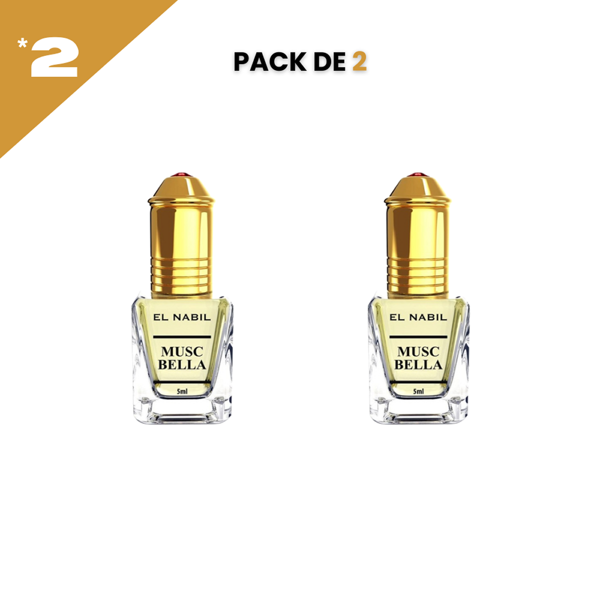 12*5ml el Nabil - Musc Coco - Parfum Concentré Sans Alcool 12*5ml