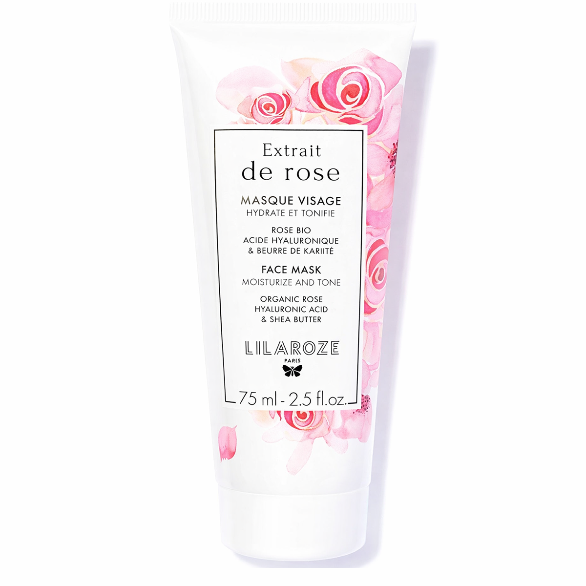 Lilaroze Paris - Gesichtsmaske Extrakt aus Rose Hydrate et Tonifie