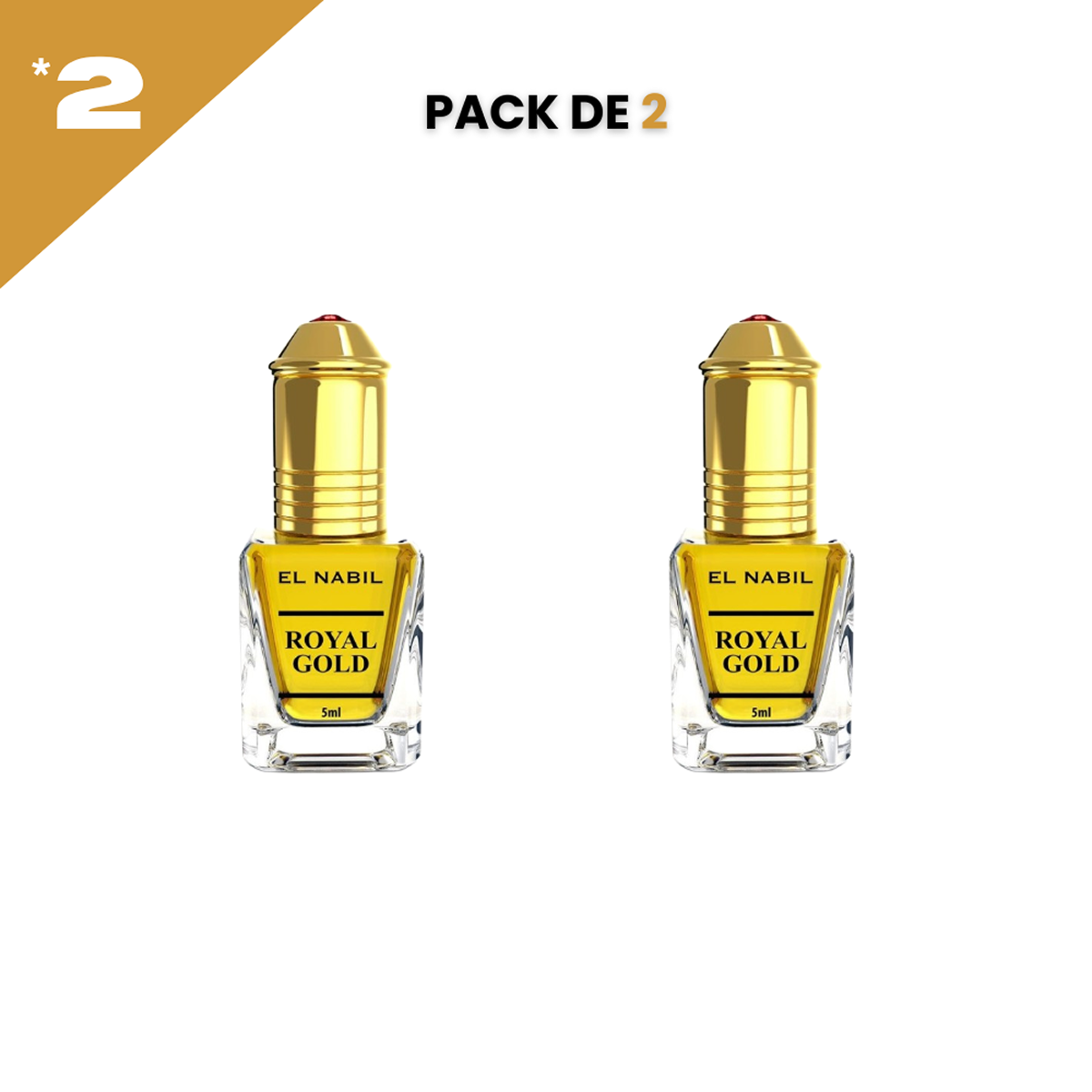 12*5ml el Nabil - Royal Gold - Parfum Konzentrat Sans Alcool