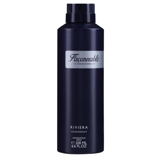 6*200ml Façonnable - Riviera - Déodorant pour homme