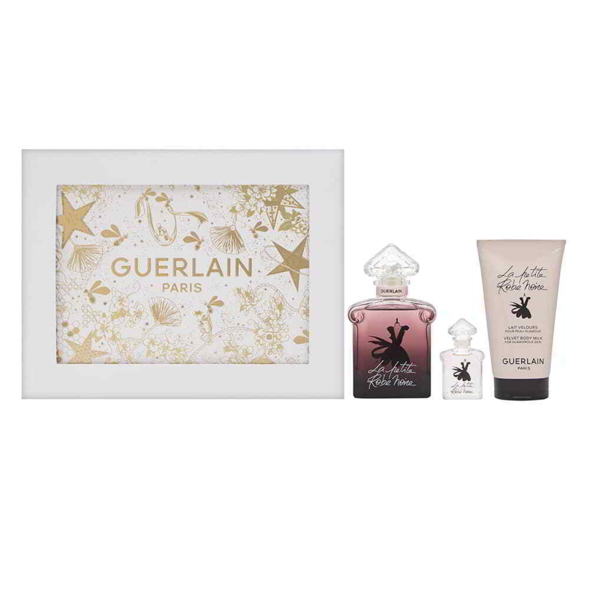 Guerlain - la Petite Robe Noire - Geschenkset Körperlotion 75ml + Eau de Parfum Intense 50ml + Miniature 5 ml